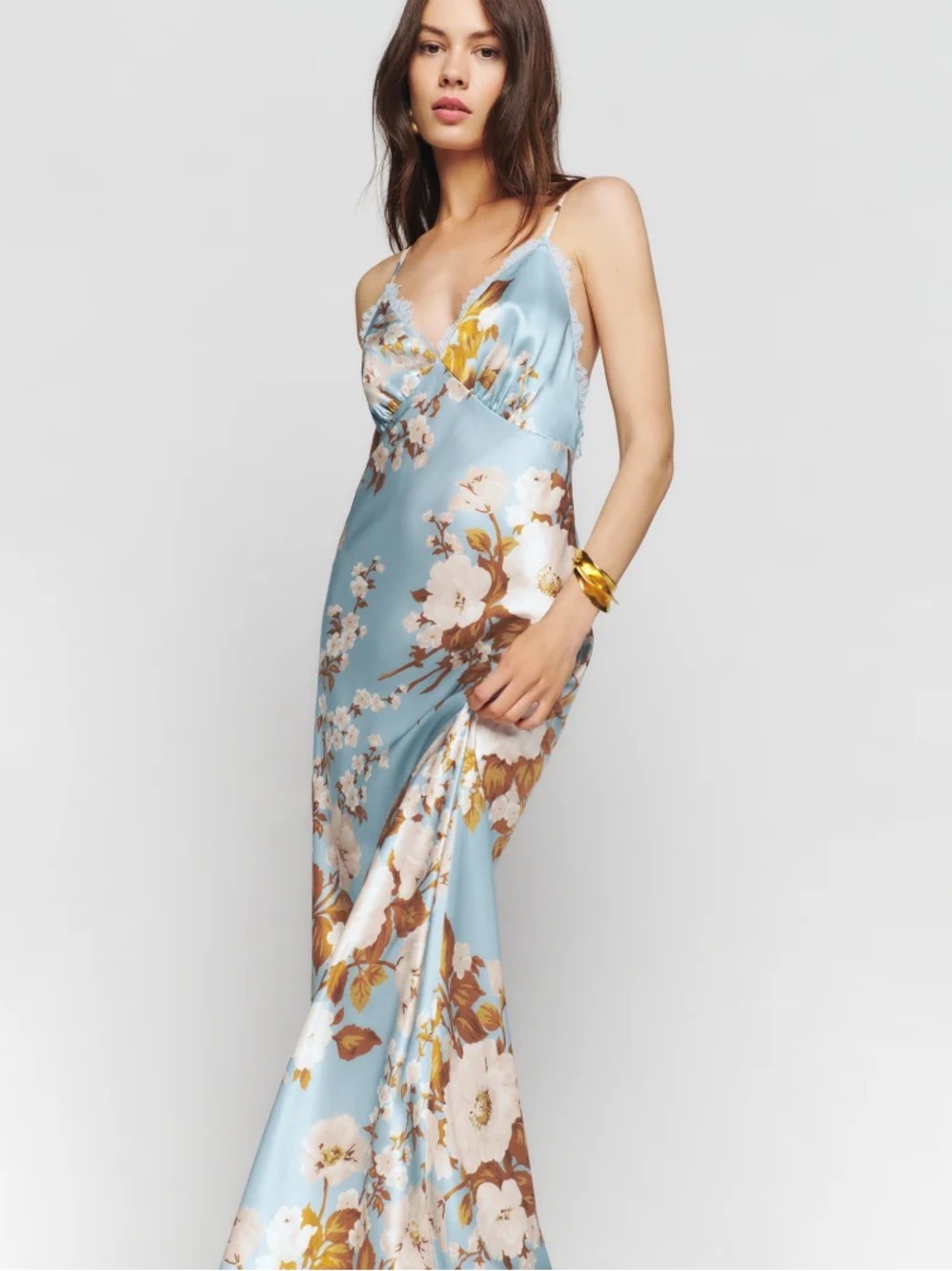 Reformation Maysen Silk Dress